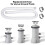 4 Pack Swimming Pool Replacement Hoses,1.25In Diameter Pool Filter Replacement Hoses for Above Ground Pools 3
