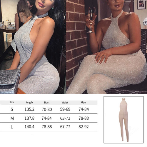 Γυναικεία Σέξι Ολόσωμη Φόρμα Bodycon Unitard, Μονόχρωμη Στενή Γραμμή, Ελαφριά Ολόσωμα, 2