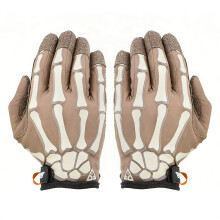 High Visibility Night Motorcycle Gloves Reflective-khaki XL