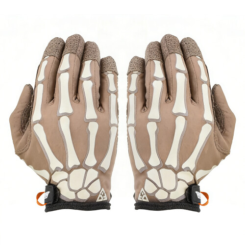High Visibility Night Motorcycle Gloves Reflective-khaki XL