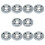 Pack of 10 Easy Installation Backing Plates for Angled-Type 3 1