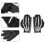 High Visibility Night Motorcycle Gloves Reflective-khaki XL 2