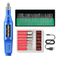 Electric Nail Drill Nail Drill Machine Nail File E File Drill Set Kit for Acrylic Nails Gel Nail Glazing Drill,