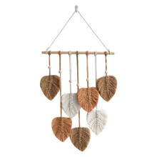 Leaf Macrame Wall Hanging Boho Room Home Decor Woven Aesthetic Wall  Home Room Wedding Decoration Khaki