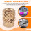 120Pcs M3X5.7-OD4.6 Thread Knurled Brass Threaded Heat Set Heat Resistant Insert Embedment Nut for 3D Printer 3