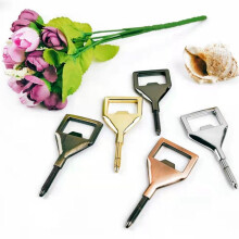 Metal Bottles Opener Kits Blank Opener Insert DIY Metal Beer Opener Square Opener