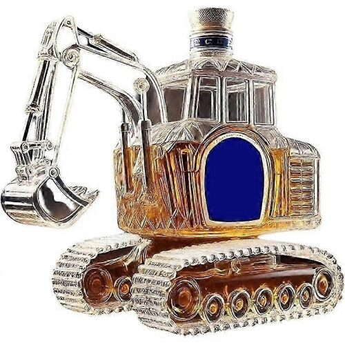 300ML Μπουκάλι καράφας ουίσκι 3D εκσκαφέας Μπουκάλι κρασιού ουίσκι Νεωτερισμός