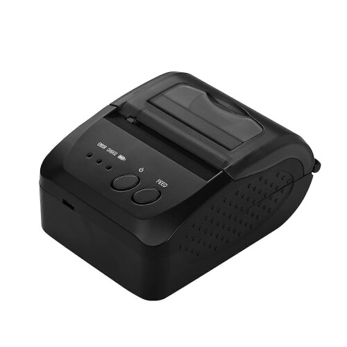 5809DD Portable Mini Direct Thermal Printer Wireless Thermal POS Receipt Printer with 2000mAh Rechargeable Lithium Battery USB/BT Mobile Printer 2