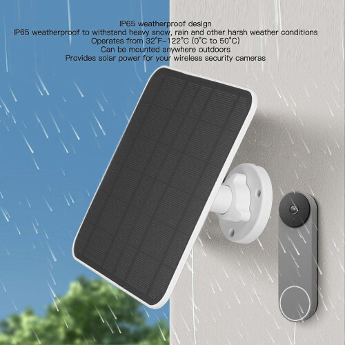 Φορτιστής ηλιακού πάνελ 12W IP65 Αδιάβροχη μαγνητική φόρτιση κάμερας ασφαλεία 2