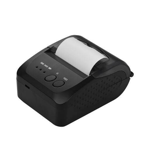 5809DD Portable Mini Direct Thermal Printer Wireless Thermal POS Receipt Printer with 2000mAh Rechargeable Lithium Battery USB/BT Mobile Printer