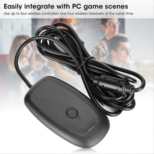 Compatible With 360 Wireless Gamepad PC Adapter USB Receiver Supports Win7/8/10 System for Xbox360 Controller Console 2