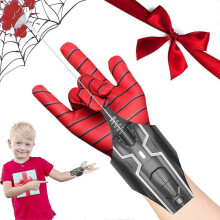 Vylepšenie Spider Web Shooter 2.0 s 8,5FT pavúčím hodvábom, hračka na zápästie pre deti, hračka na hranie rolí superhrdinov