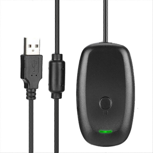 Compatible With 360 Wireless Gamepad PC Adapter USB Receiver Supports Win7/8/10 System for Xbox360 Controller Console