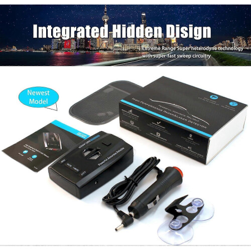 Long Range Radar Detector for Cars with False Alert Filtering and Multiple Driving Modes 2