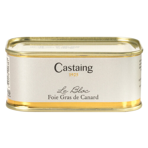 Castaing Bloc de Foie Gras de Canard Boîte 200g