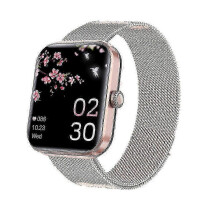 (Milan Rose Steel) NEW F57l Glucose Moning Watch, Glucose Watch, Pressure Watch-ccg