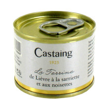 Castaing Hasen-Terrine mit Bohnenkraut und Haselnüssen 67g