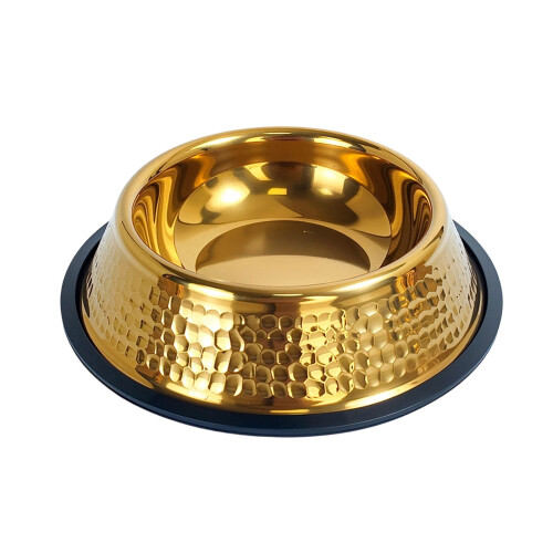 Rustless Steel Pet Bowl With Antislip Bottom Practical-18