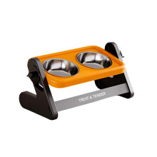 Ergonomische hondenkommen met in hoogte-Oranjekleur 2