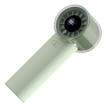 Quiet Handheld Fan 5 Adjustable Speeds Ergonomic-Light Green