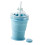 Space Saving Travel Water Bottle Ice Molds Folding-Blue 1