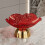 Decorative Tall Snack Holder With Divided-Glacie WhiteG 2