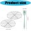 Round Wire Cooling Grids For Baking Includes Silicone Brush For 3