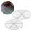 Round Wire Cooling Grids For Baking Includes Silicone Brush For 4