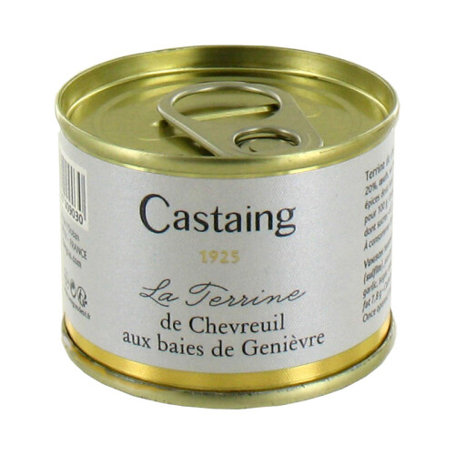 Castaing Venison Terrine with Juniper Berries 67g