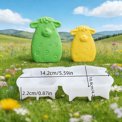 Moule flexible de bâti de silicone des moutons 3D pour des 2