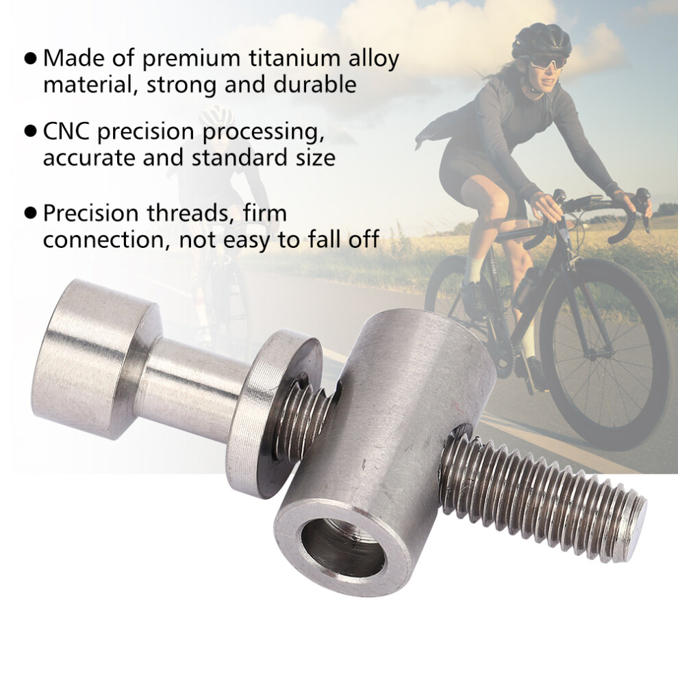 Premium Titanium Bicycle Seatpost Screws M5x30 M5x35 M5x40 Cnc Made 9311393786664
