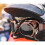 Arc-Shaped Motorcycle Goggles Bronze Gray 19x5x5cm 3