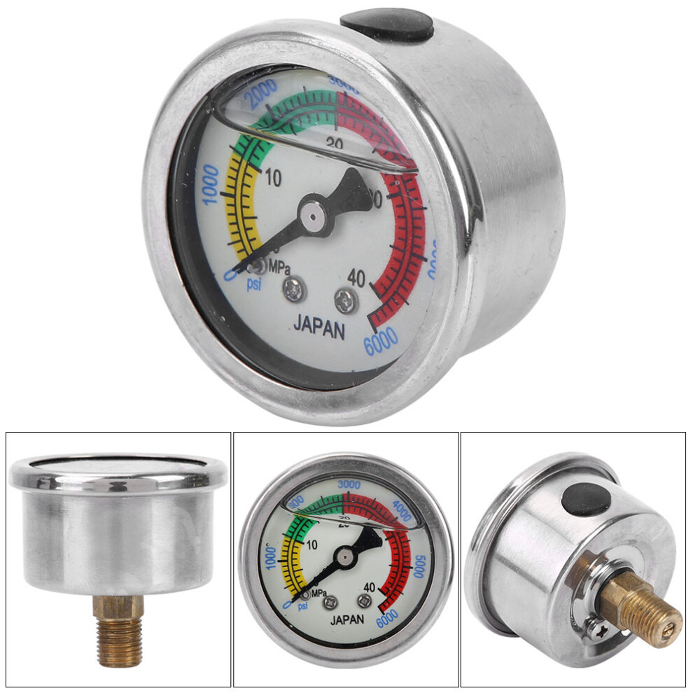 0-6000 Psi/0-40 Mpa Air Gauge 4.5X4.3cm Color 5011393786780
