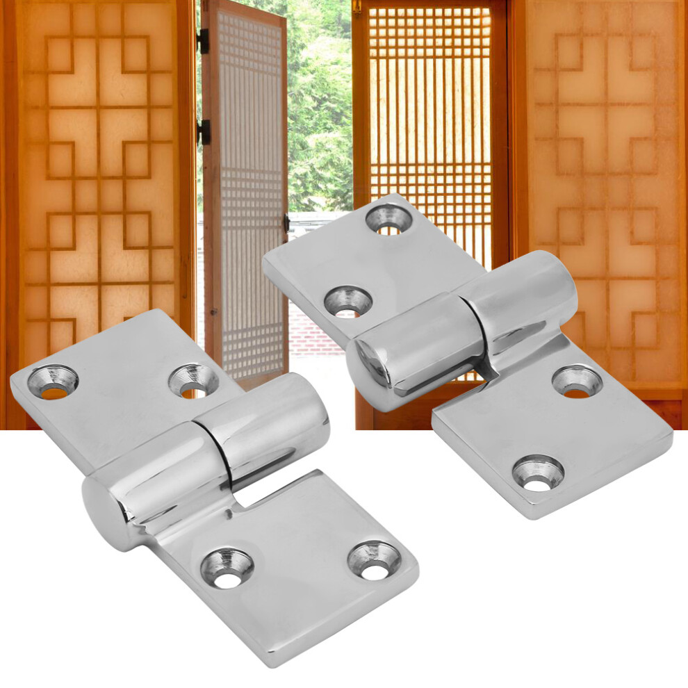 Marine Stainless Steel Boat Hinges 2Pcs For Left & Right Deck 90*38Mm 4641393786964