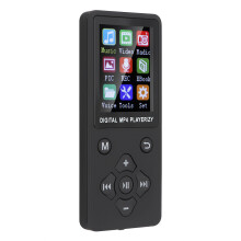 T1 MP3/MP4 Player 32G 1.8in Black - Cross Buttons