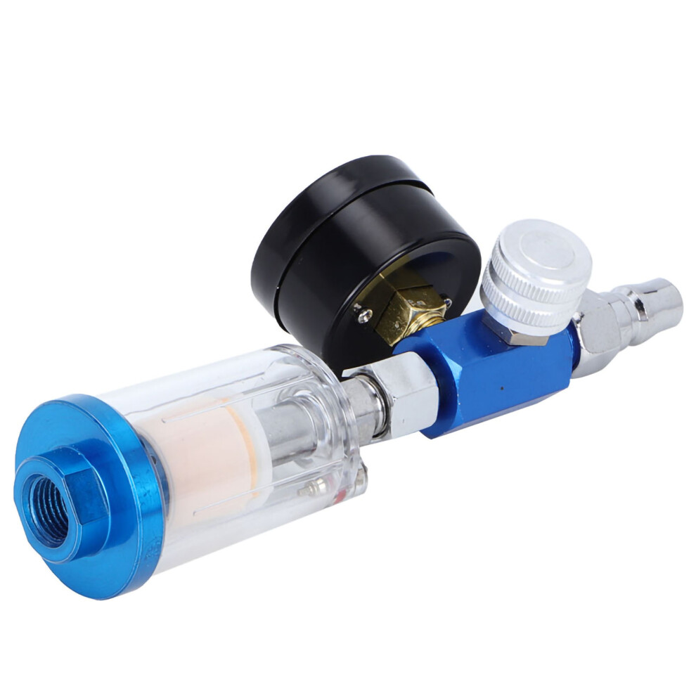 Air Regulator Gauge Oil Water Separator Filter For Spray Guns 1/4In Aussie Use 6941393787236
