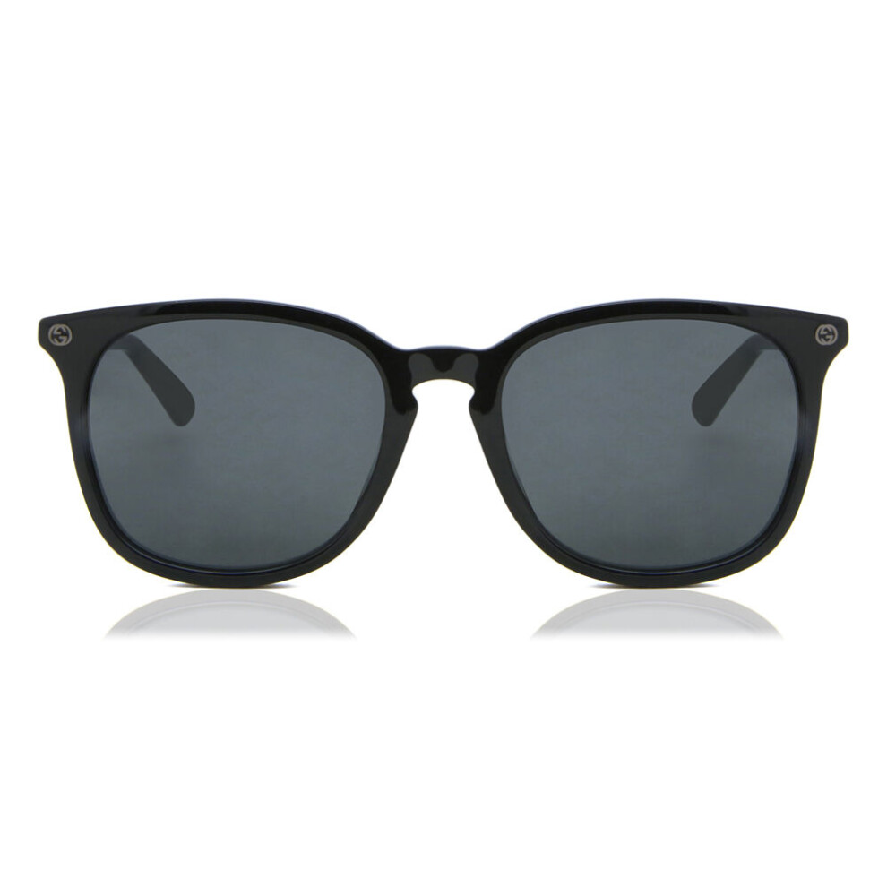 Gucci Gg0154sa Asian Fit 001 Unisex New Sunglasses Black