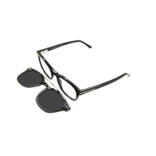 Tom Ford FT5532-B with Clip-On 01V Blue-Light Block Men New Eyeglasses