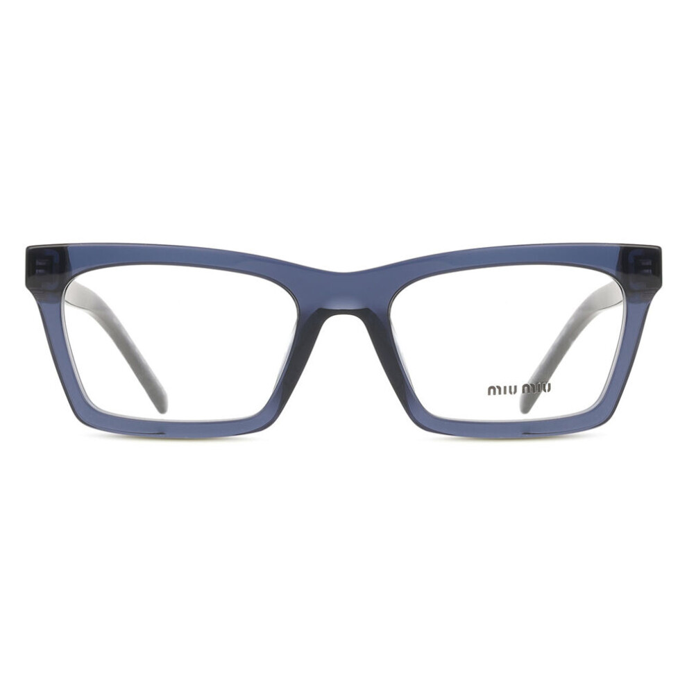 Miu Miu Women's Blue Woman Mu 04Wv 08Q101 Optical Frames Acetate Squared Normal - Image 2