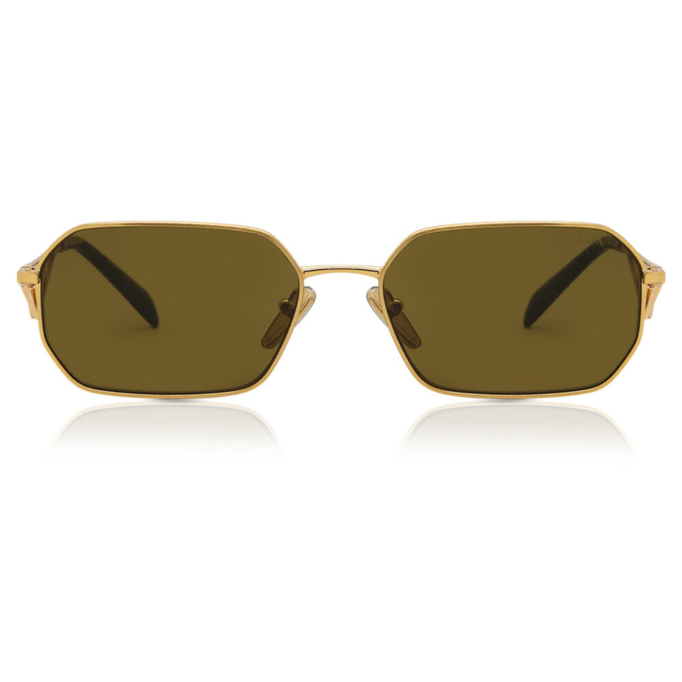 Prada Pr A51s 15N01t Women New Sunglasses Gold