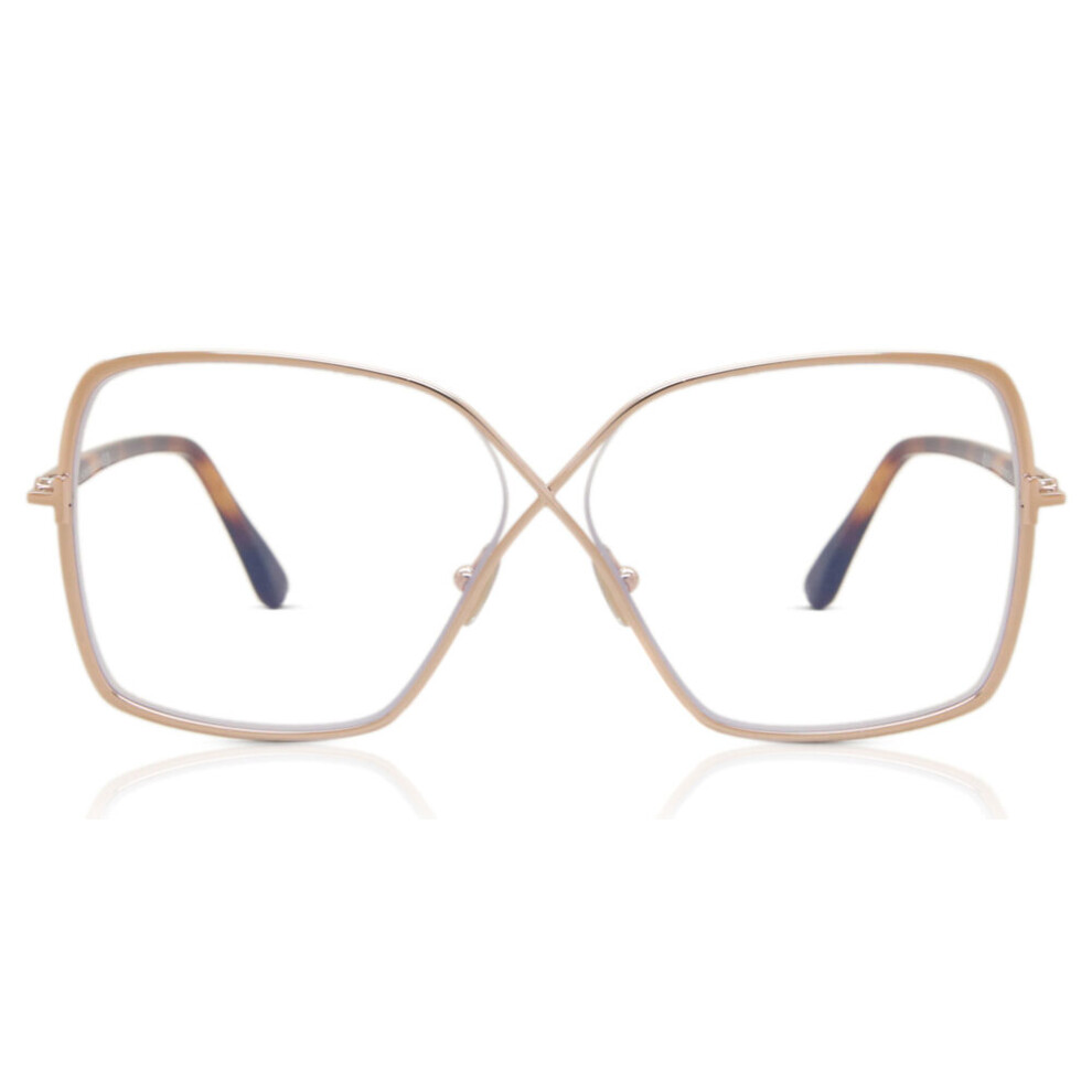 Tom Ford Ft5841-B 028 Blue-Light Block Women New Eyeglasses