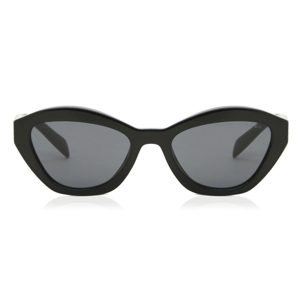 Prada , Sunglasses, Female, Black, 52 Mm, Stylish Sunglasses In Gold - Image 2