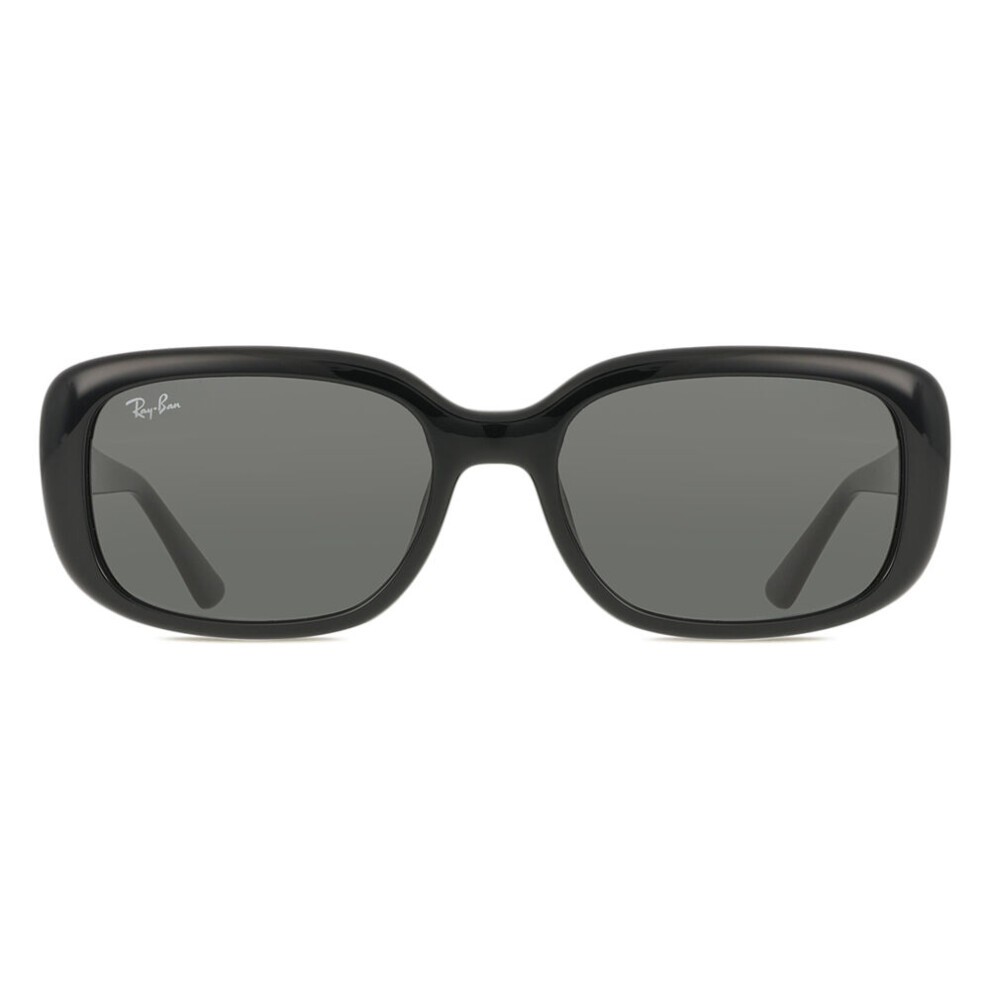 Ray - Ban Unisex Grey Ray - Ban Rb4421d 667787 Sunglasses Acetate Black Pillow Normal - Image 4