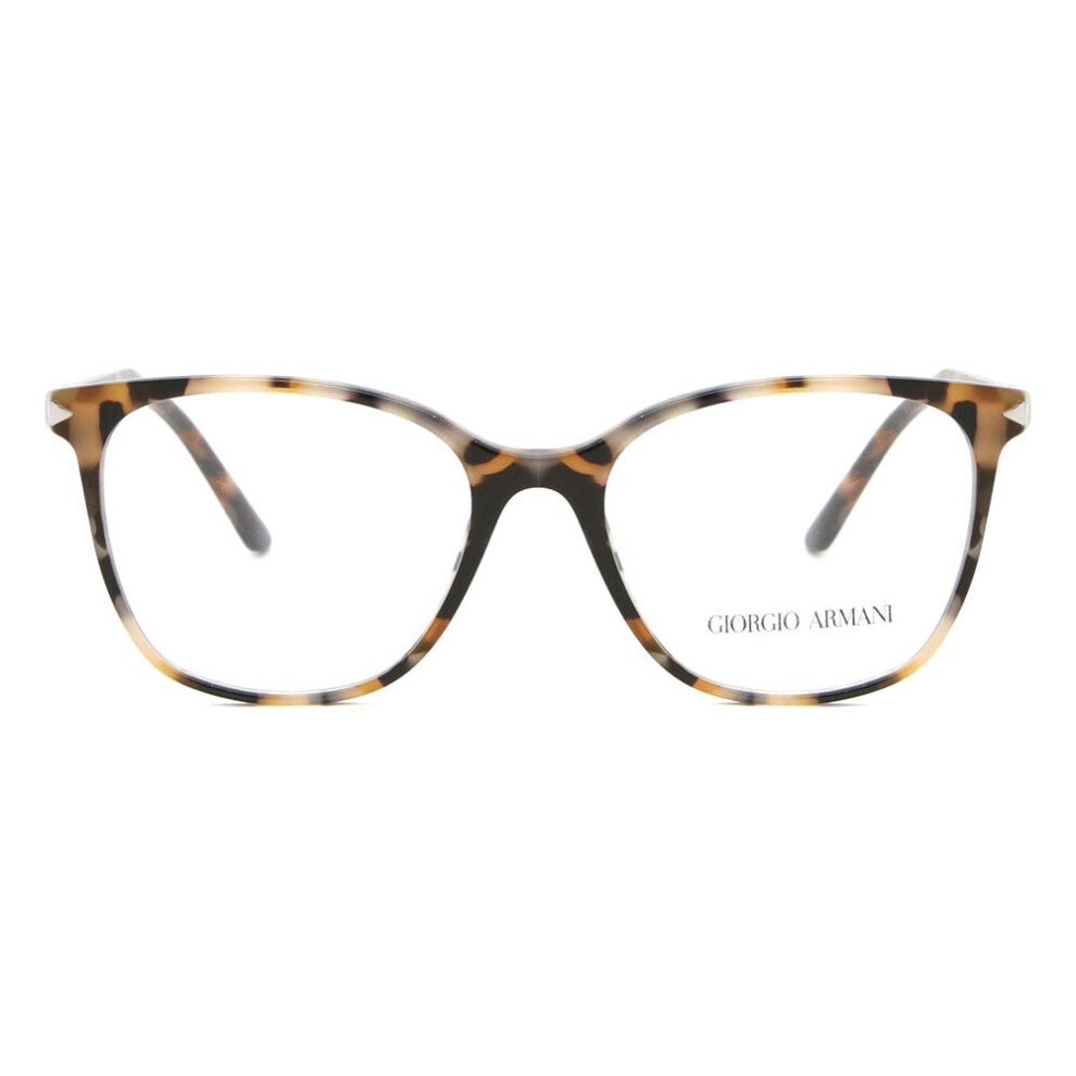 Giorgio Armani Women's Brown Ar7192 5847 Woman Optical Frames Acetate Squared Normal - Image 3