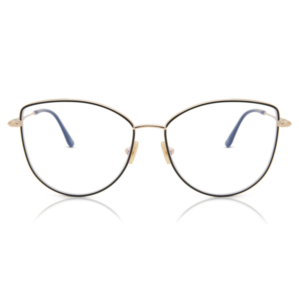 Tom Ford Ft5667-B 005 - Block Women New Eyeglasses Blue/Light