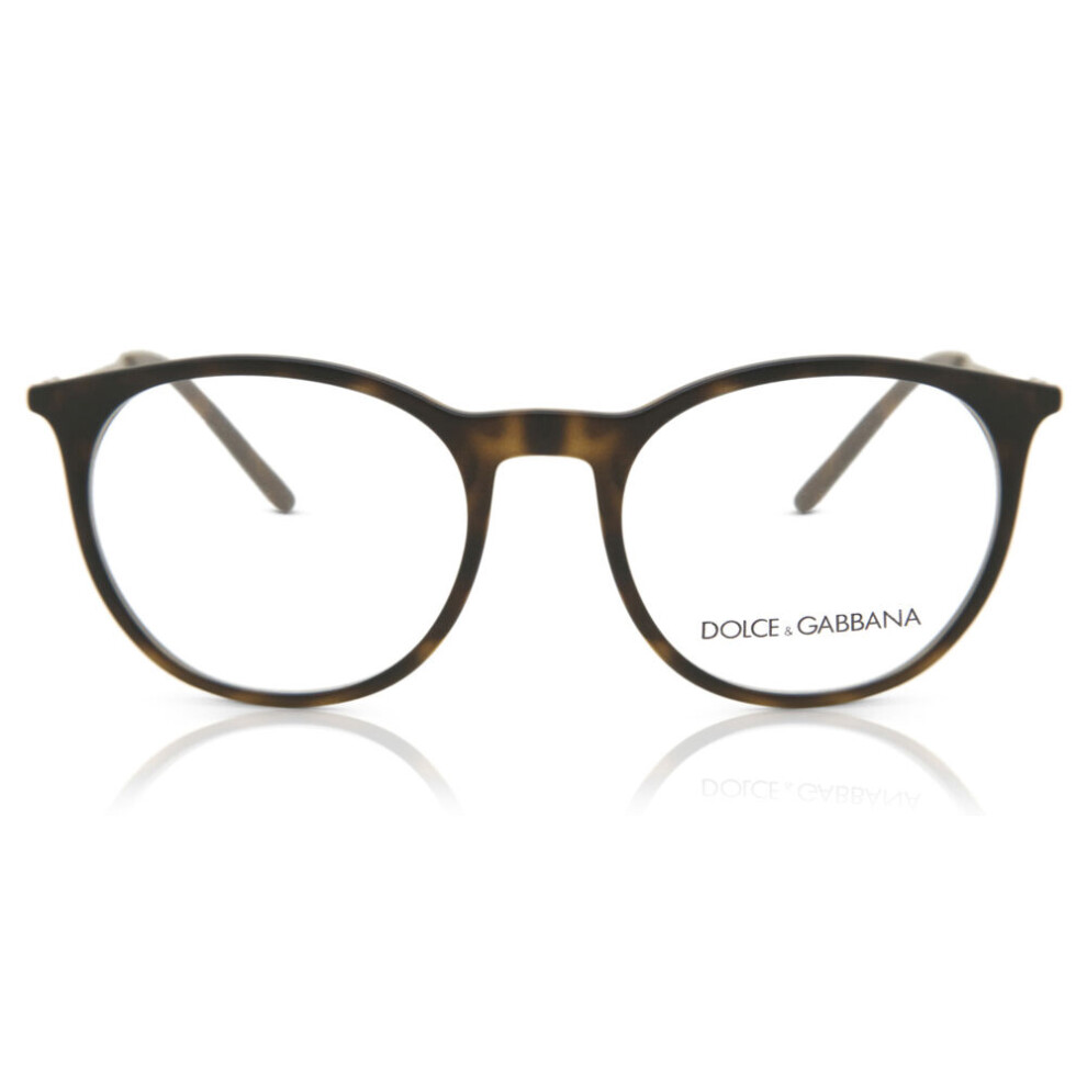 Dolce&Gabbana Men's Matte Havana Phantos Plastic Eyeglasses Online - Full Rim - Dg5031 - Image 3