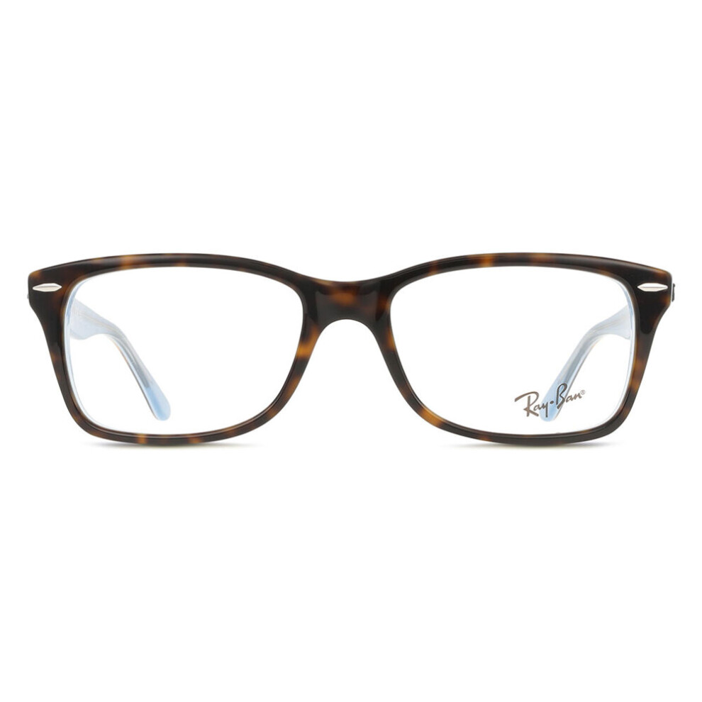Ray-Ban Eyeglasses Frames RB5428 5883 Havana Tortoise Transparent Blue 53-17-145 - Image 4