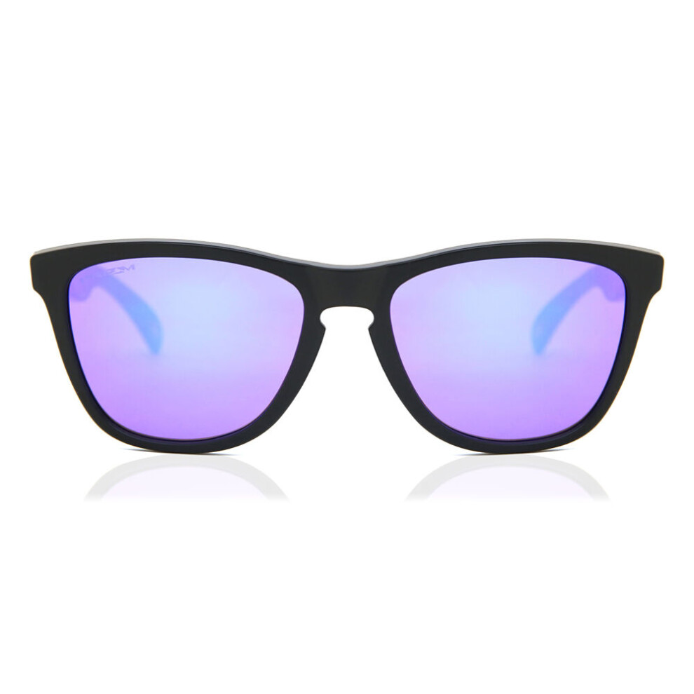 Oakley Frogskins Sunglasses Matte Black - Prizm Violet - OO9013-H655 - Unisex - Image 8