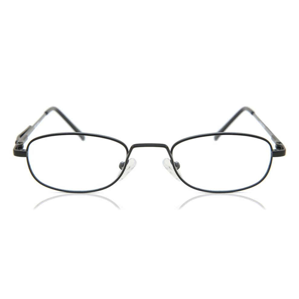 Smartbuy Collection Black Full Rim Oval Trexmar 784B Men Eyeglasses