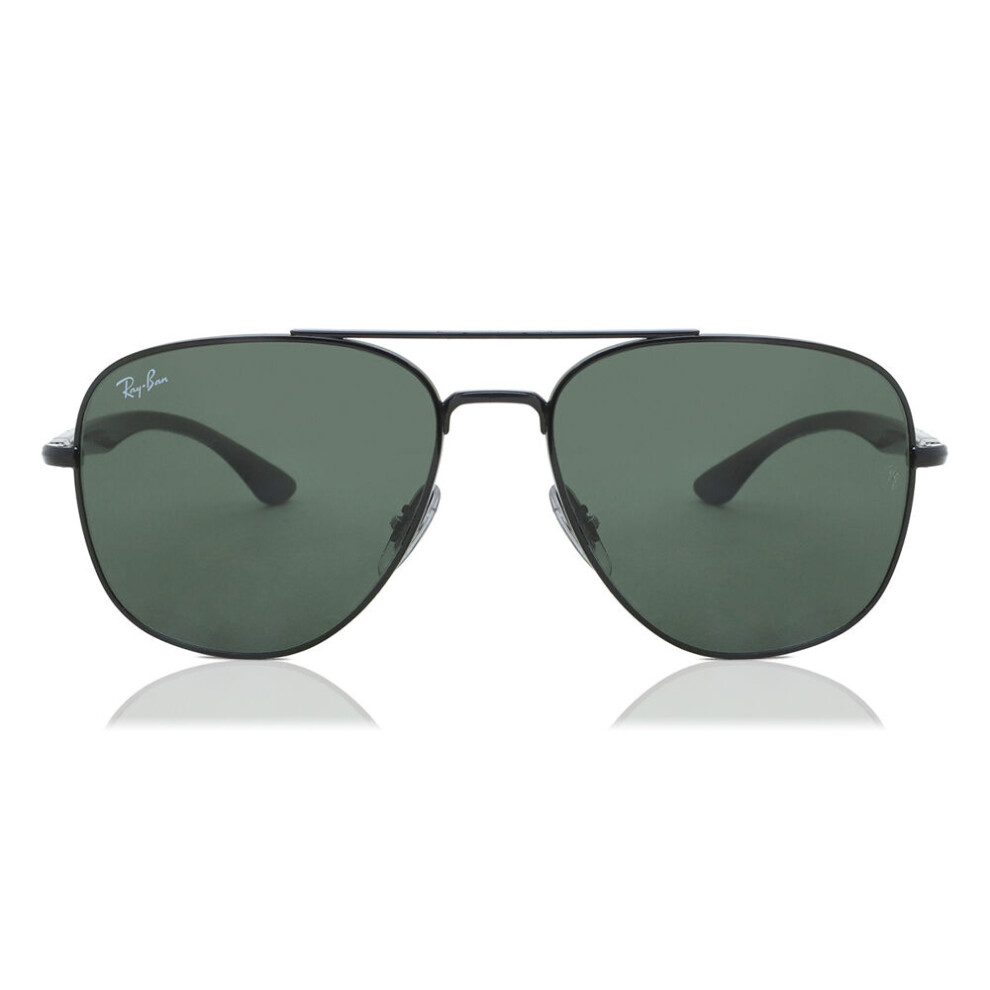 Ray-Ban Sunglasses - Black Frame Green Lenses 56-15, RB3683 - Image 4